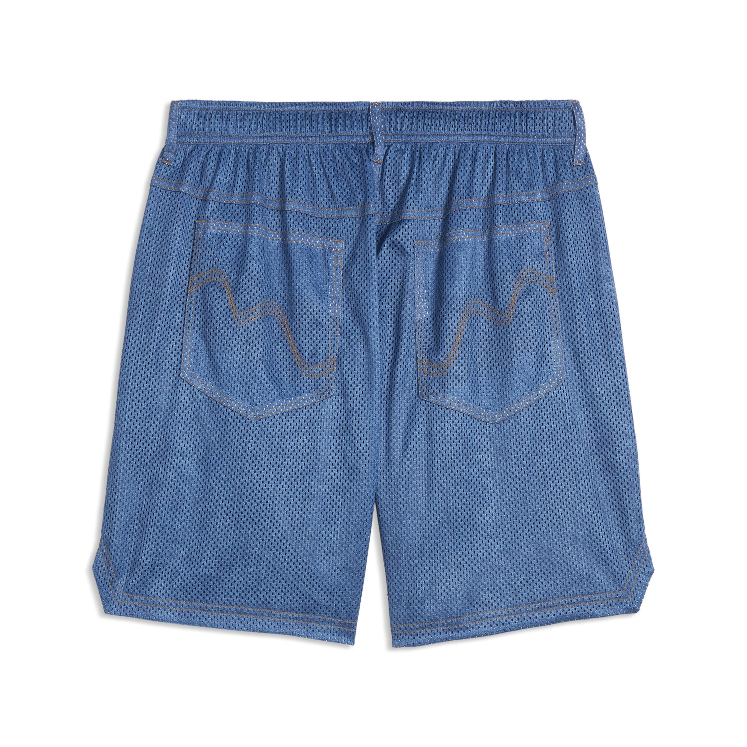 PUMA Regular Sportbroek in Blauw