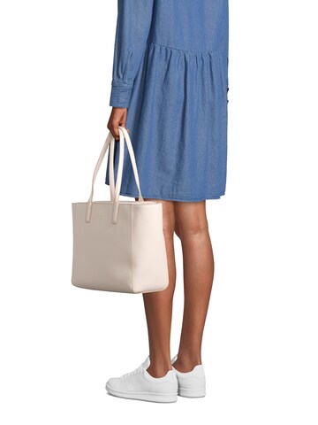 Shopper 'TOTE' di TOMMY HILFIGER in beige: frontale