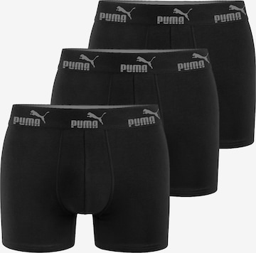 PUMA Boxershorts in Zwart: voorkant