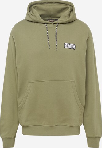 NAPAPIJRI Sweatshirt 'FABER' in Green: front