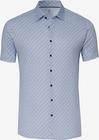 Chemise DESOTO en bleu : devant