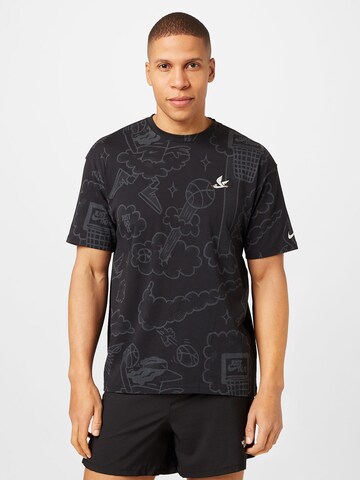 NIKE Performance shirt 'M90 Max' in Black: front