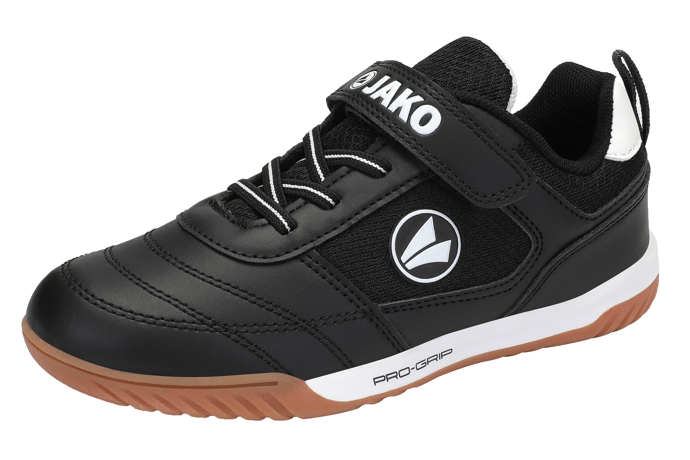 JAKO Athletic Shoes in Black: front