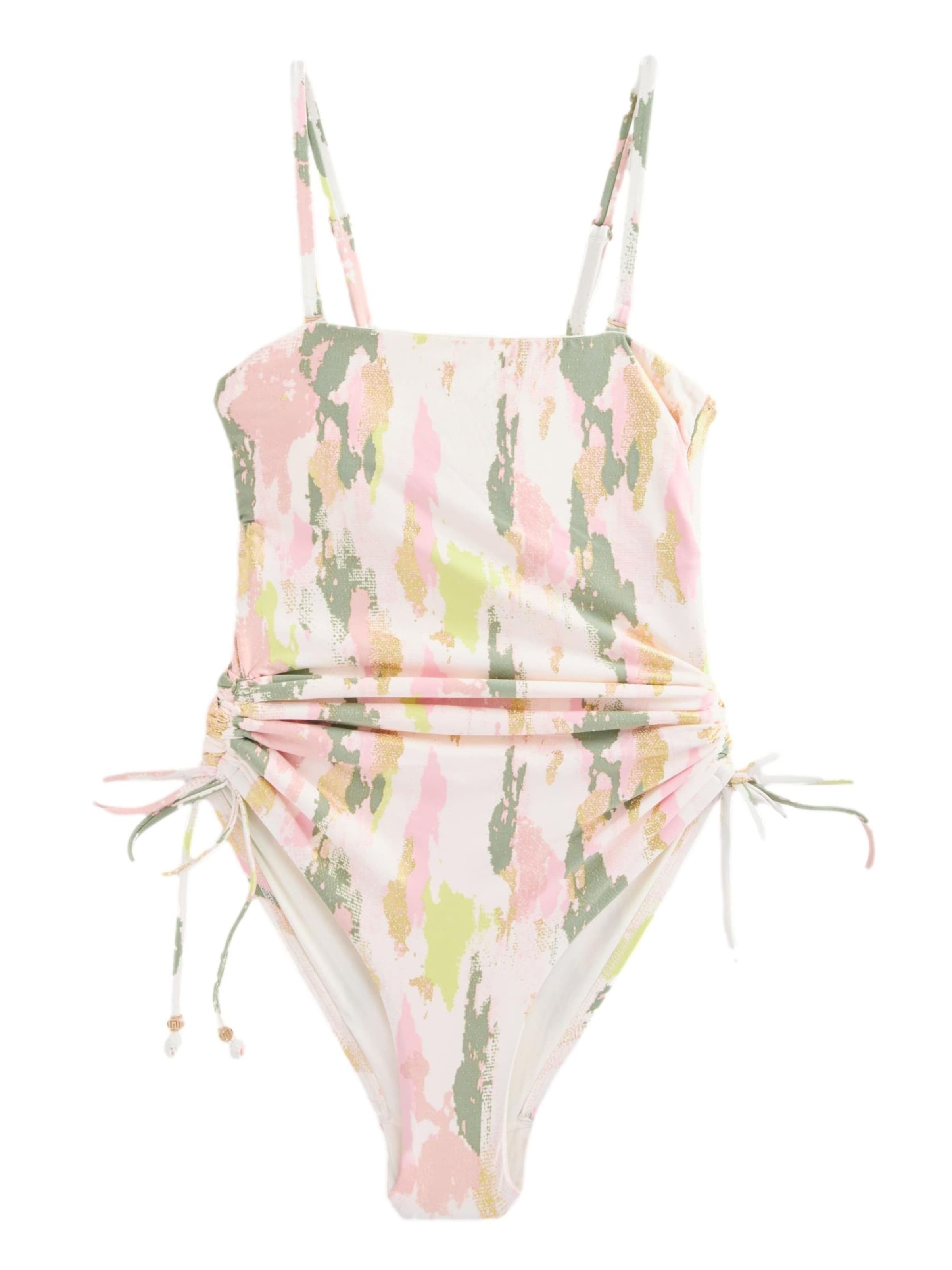 Next Bandeau Uimapuku värissä valkoinen: etupuoli