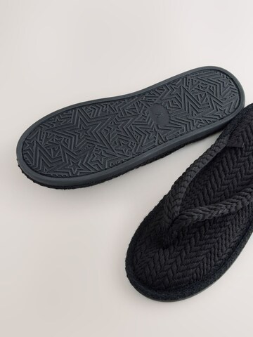 Next T-bar sandals in Black