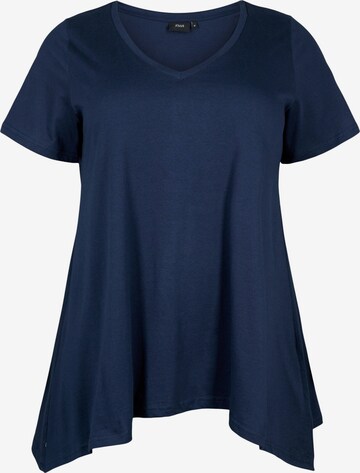 T-shirt 'VDANNA' Zizzi en bleu : devant