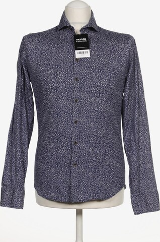 Bertoni Button Up Shirt in S in Blue: front