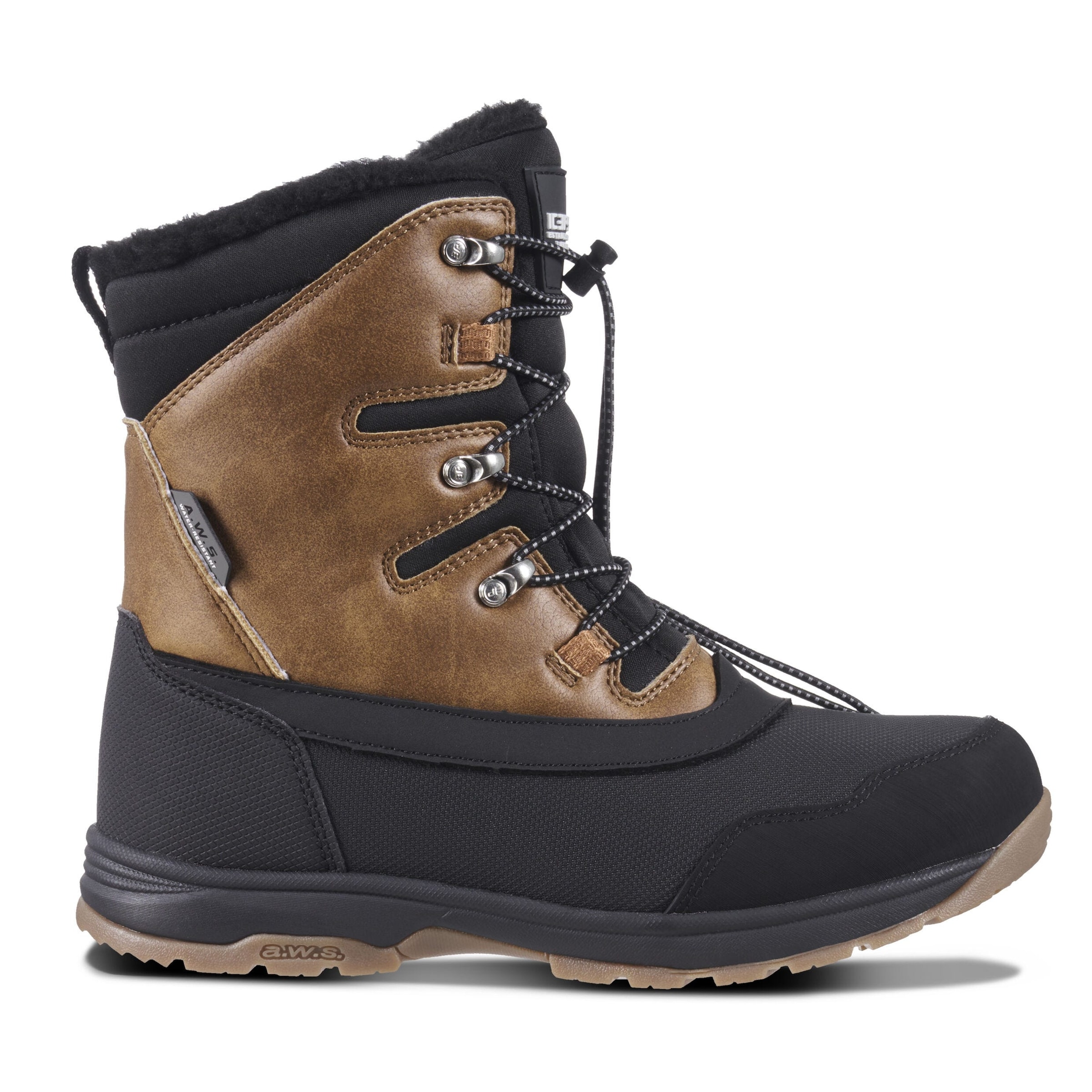 ICEPEAK Boots in Beige: front