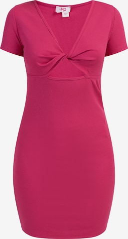 MYMO - Vestido em rosa: frente