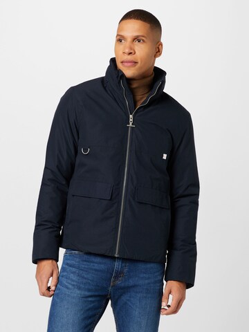 FARAH Between-Season Jacket 'ASPEN' in Blue: front