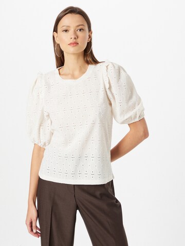 SISTERS POINT - Blusa 'EINA' em branco: frente