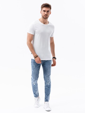 T-Shirt 'S1370' Ombre en blanc