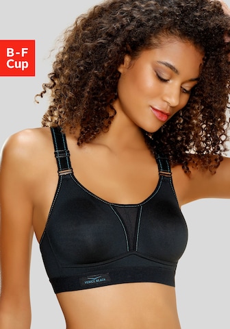 VENICE BEACHBustier Sportski grudnjak - crna boja