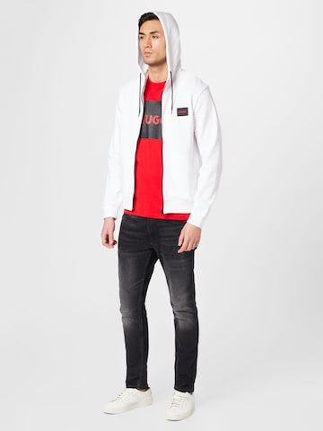 Veste de survêtement 'Daple' HUGO Red en blanc