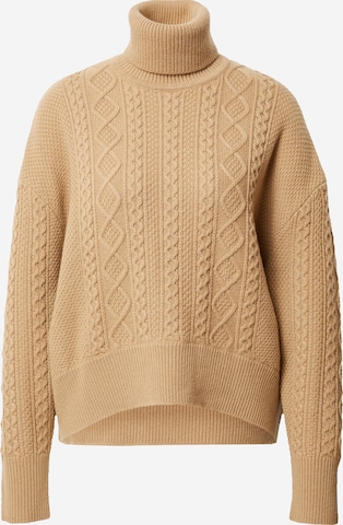 BOSS Black Sweater 'Fexica' in Beige: front