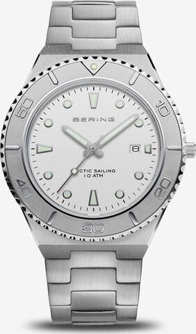 BERING Analog Watch in Silver: front