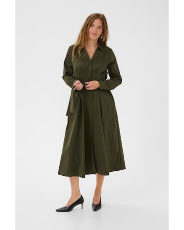 Robe-chemise 'Elna' CULTURE en vert