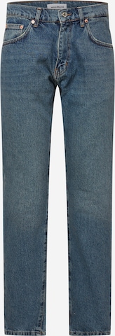 Woodbird Regular Jeans in Blauw: voorkant