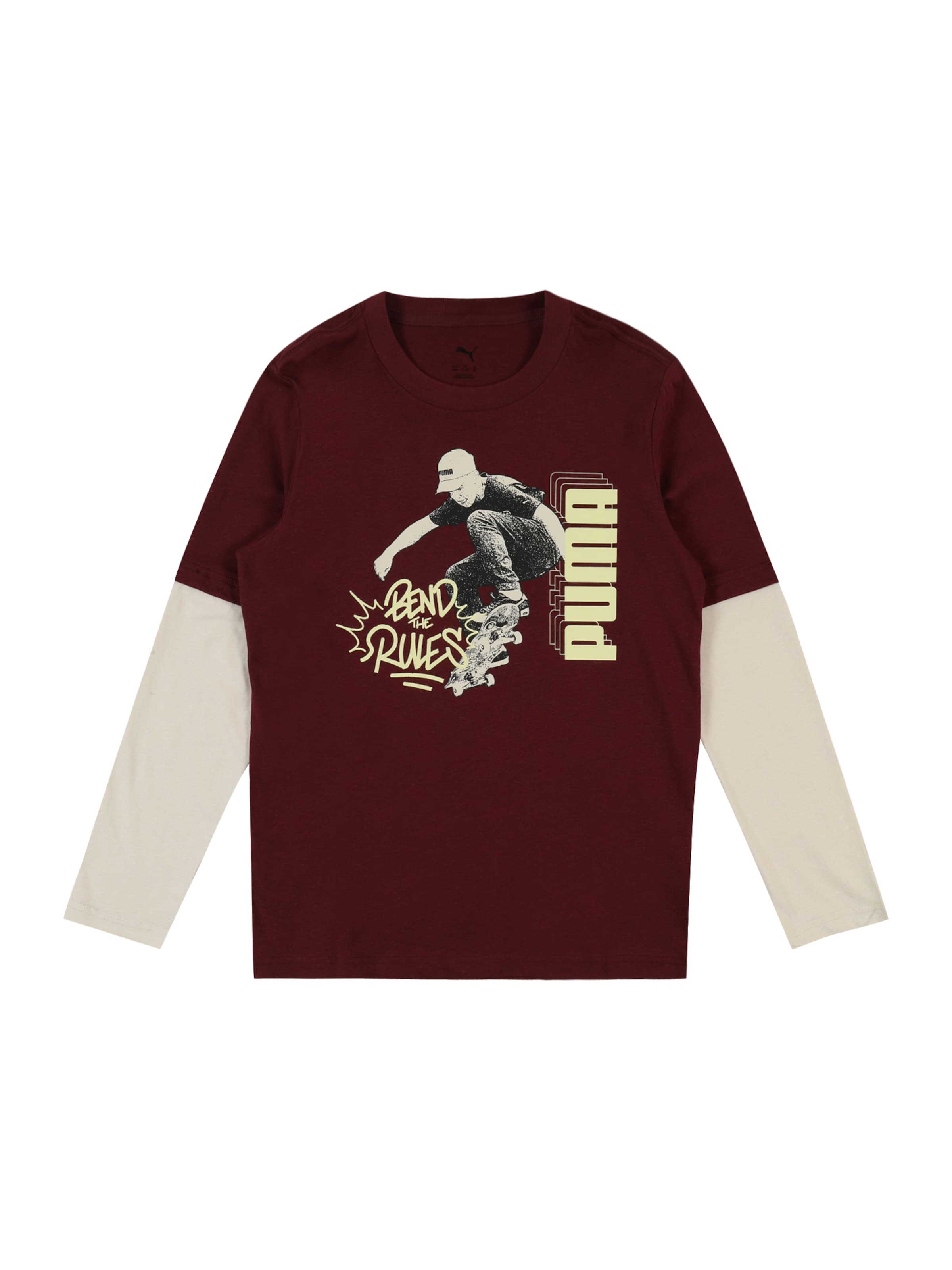 PUMA Tričko 'MID90s' - Červená: predná strana