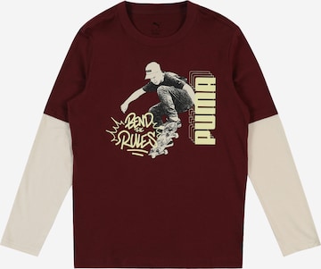 T-Shirt 'MID90s' PUMA en rouge : devant