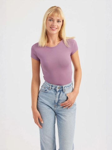Hiccup Shirt 'Crop Top' in Purple