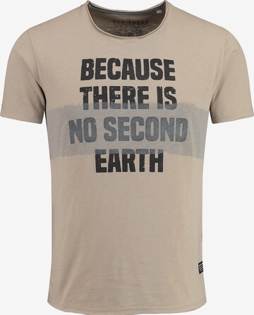 Key Largo Shirt 'MT EARTH' in Beige: voorkant