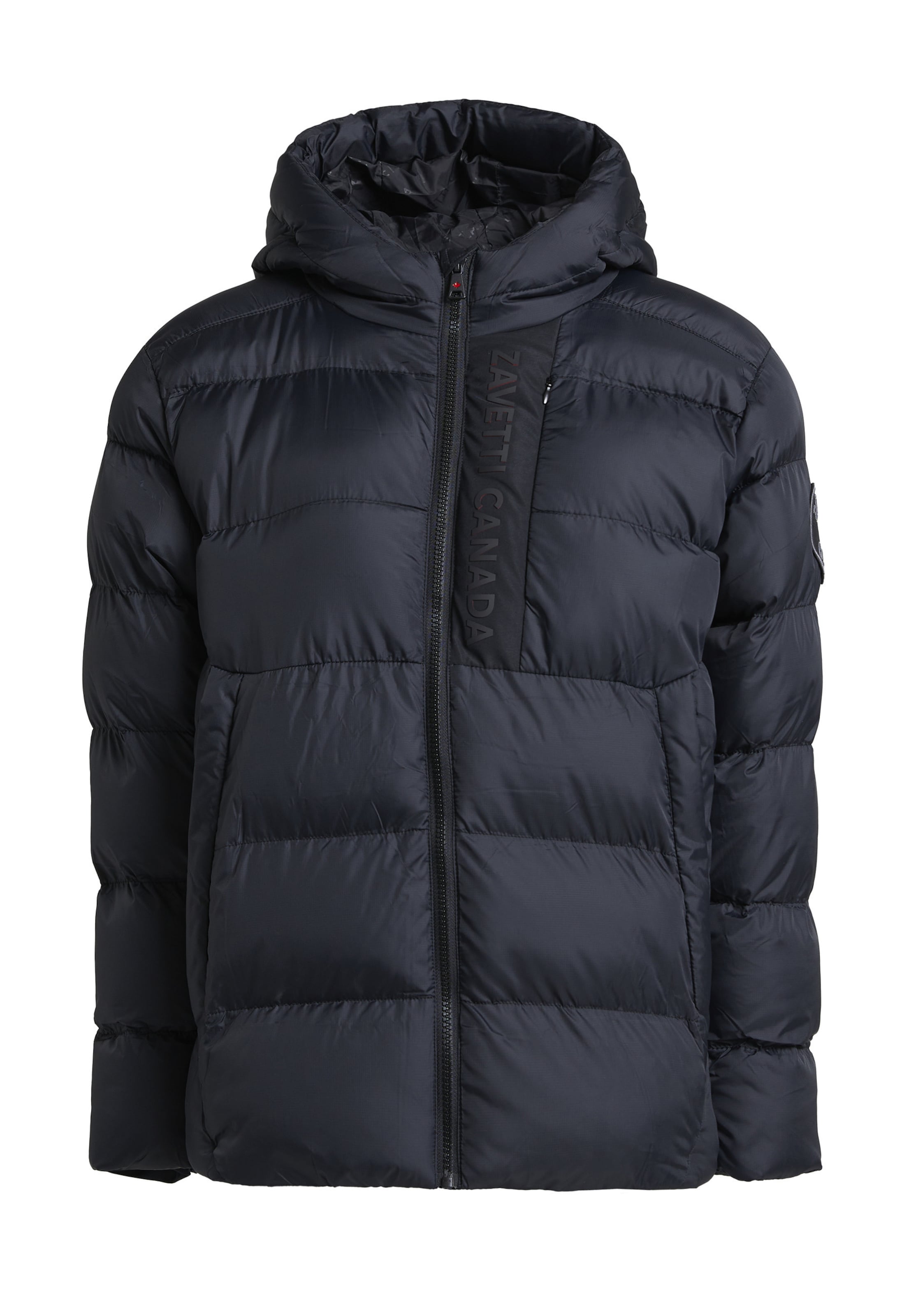 Veste d’hiver 'Gattalini' Zavetti Canada en noir : devant