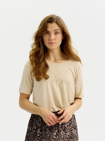 Chemisier 'Hedia 304' ze-ze en beige : devant