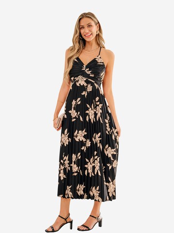 Cupshe Beach Dress in Black: front