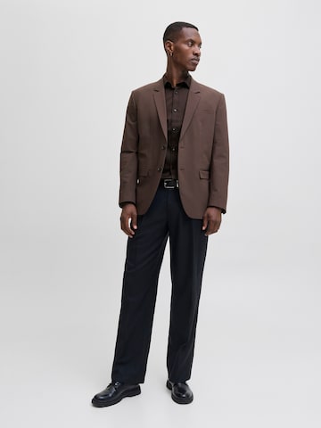 Slim fit Camicia di JACK & JONES in marrone