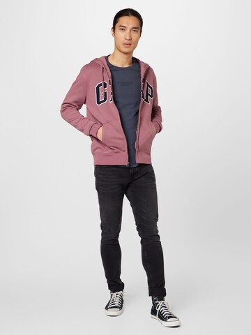 GAP Sweatjacka 'HERITAGE' i rosa