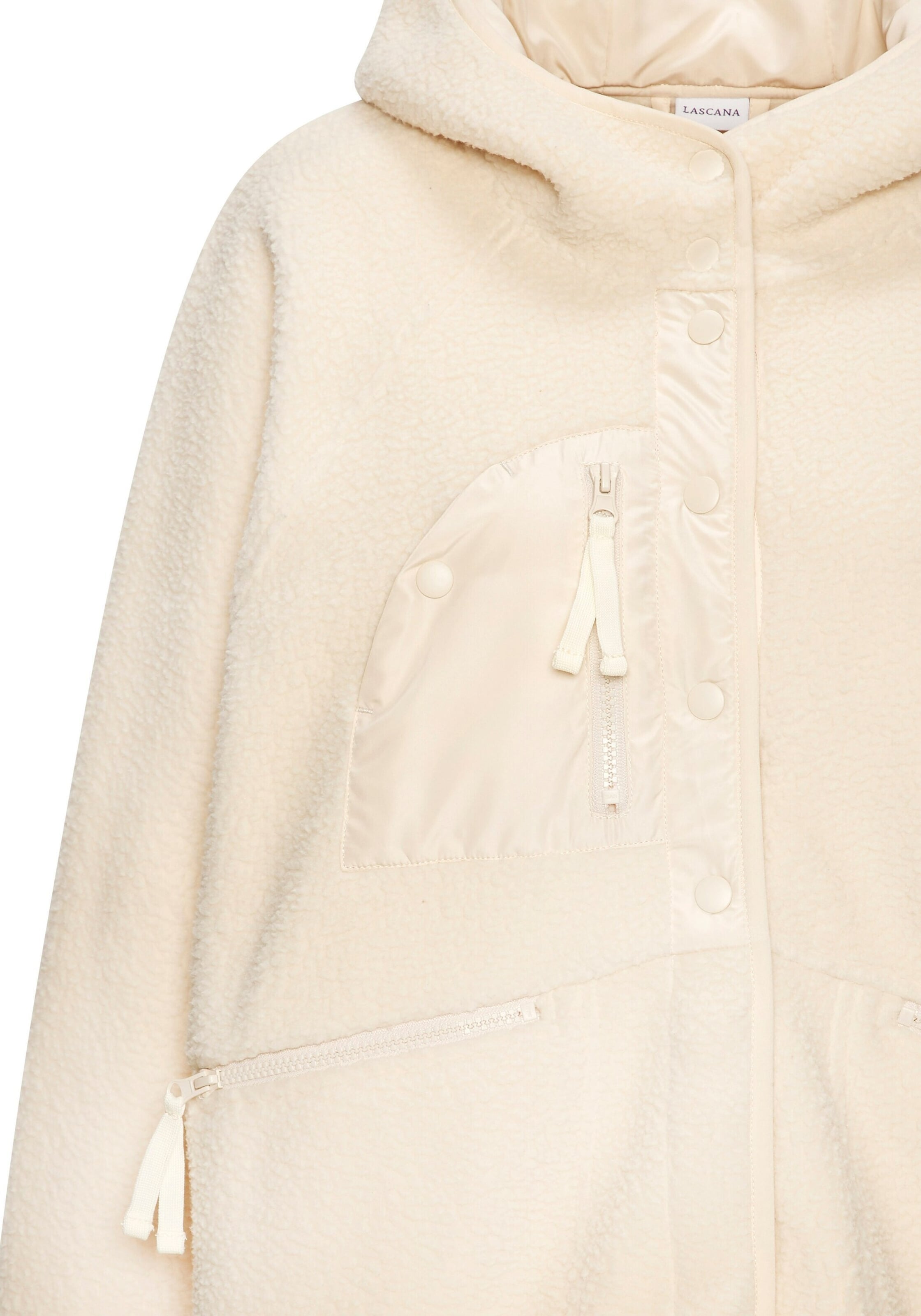 Veste en polaire VIVANCE by LASCANA en blanc