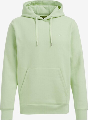 WE Fashion Sweatshirt in Green: front