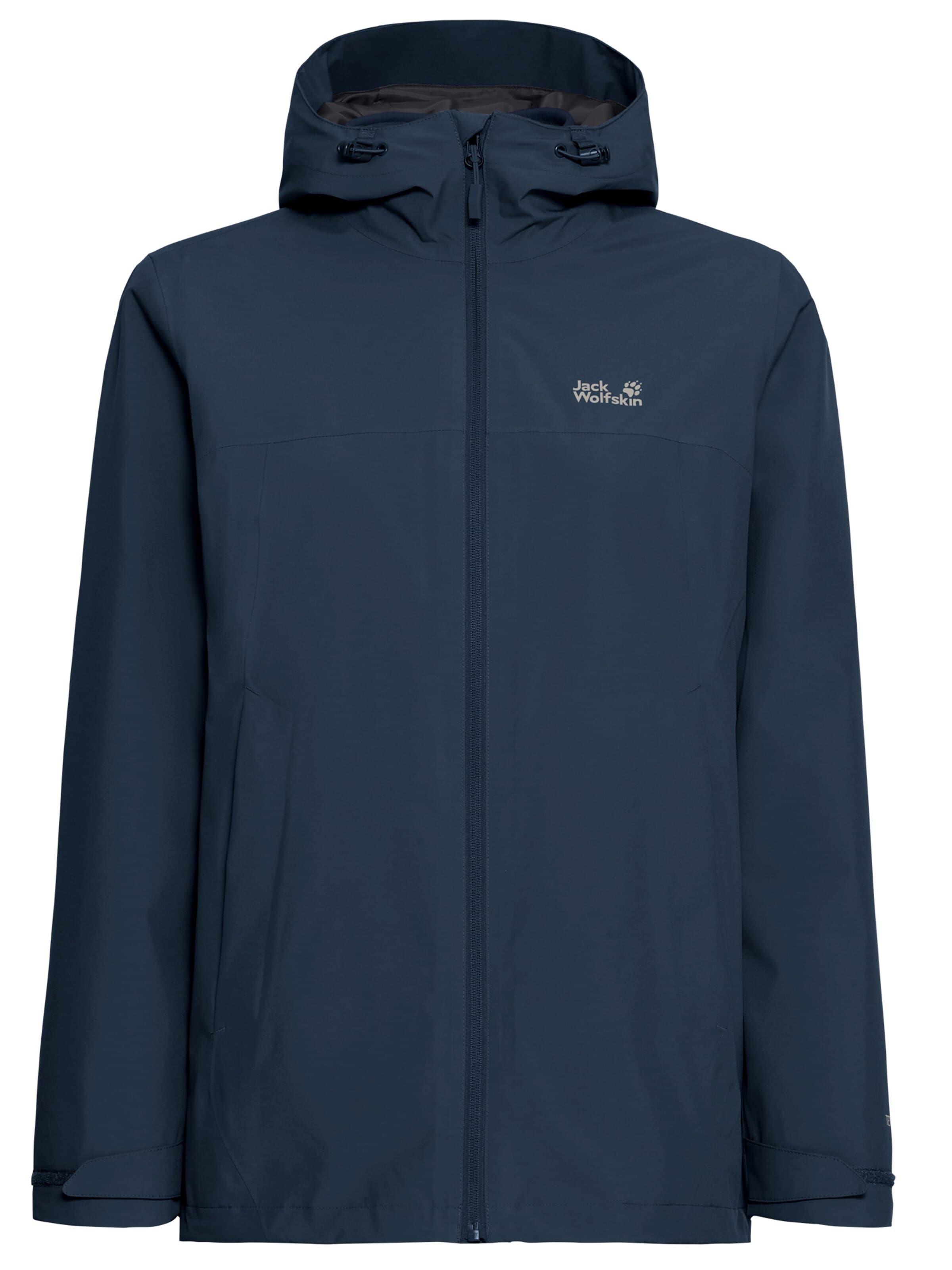 JACK WOLFSKIN Funktionsjacke 'Moonrise 2 3in1'‌ in Blau: Vorderseite