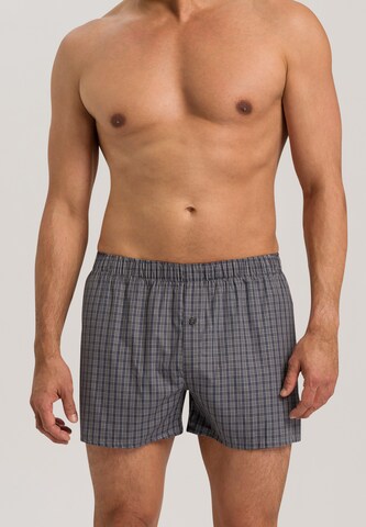 Hanro - Boxers 'Fancy Woven' em cinzento: frente