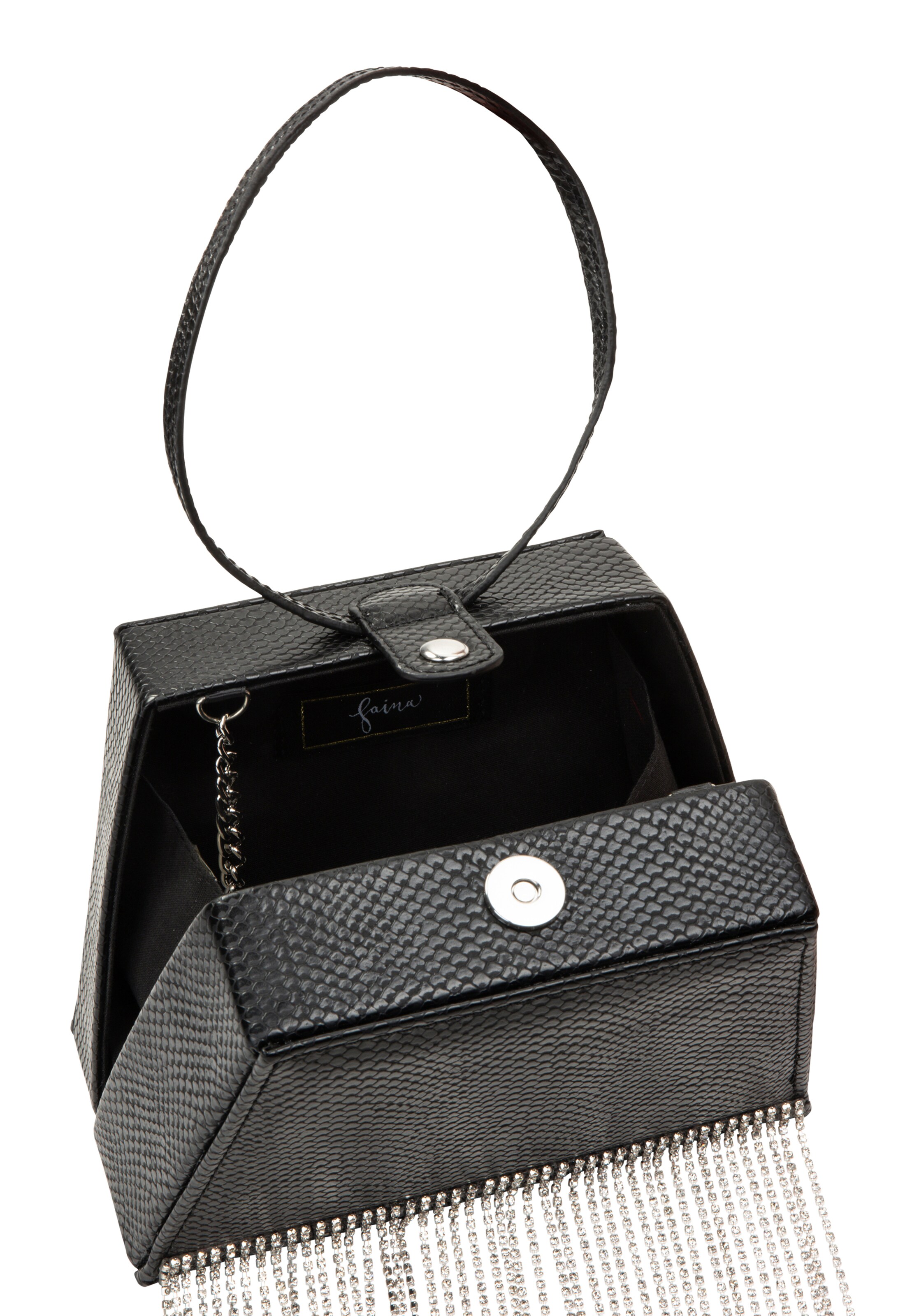 faina Clutch in Black