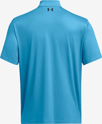 UNDER ARMOUR Performance Shirt '3.0 Printed' in Blue