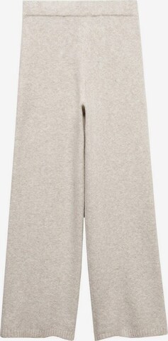 MANGO Wide Leg Hose 'Camila' in Beige: predná strana