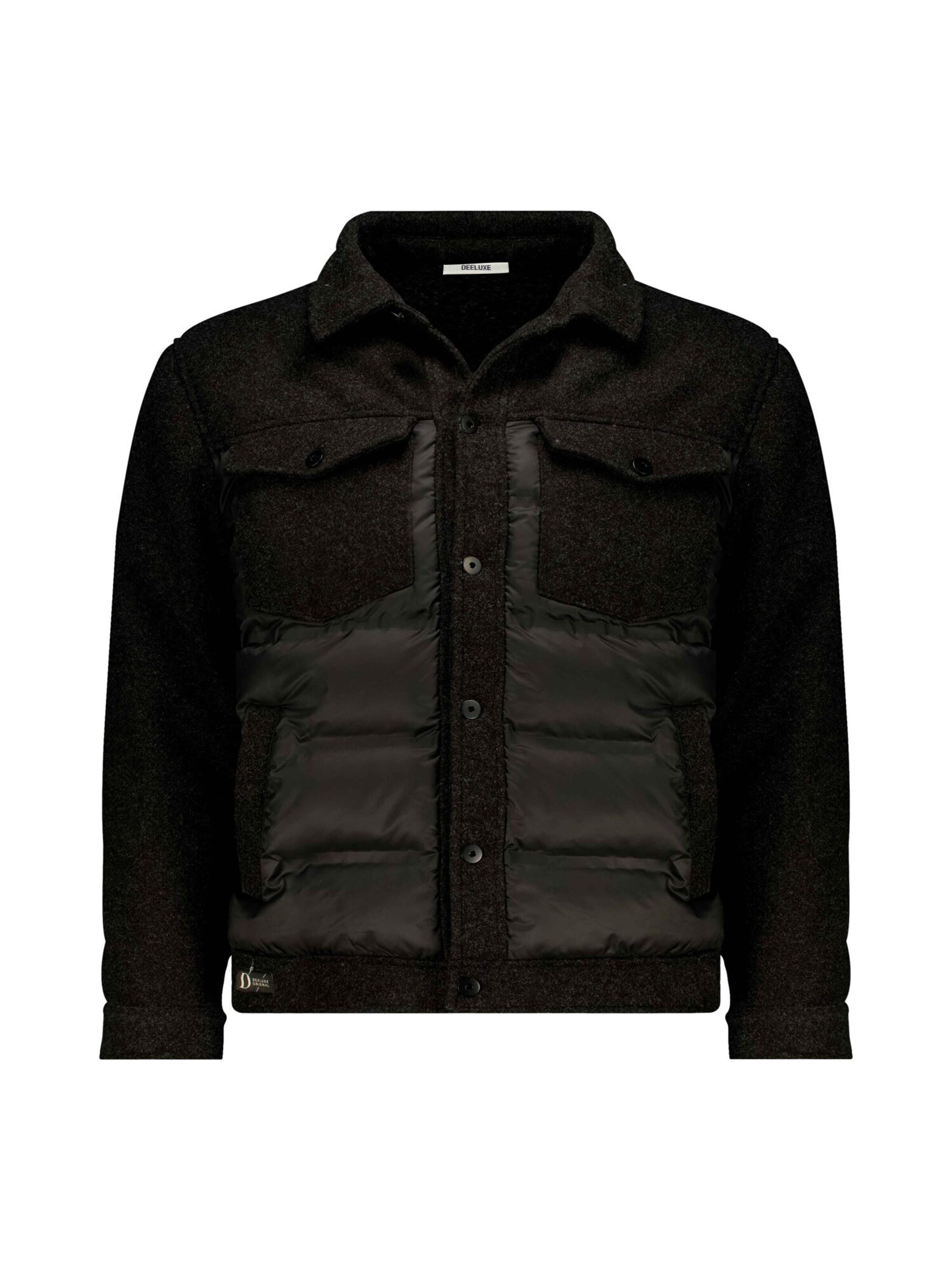 Veste mi-saison 'Gusto' Deeluxe en noir : devant