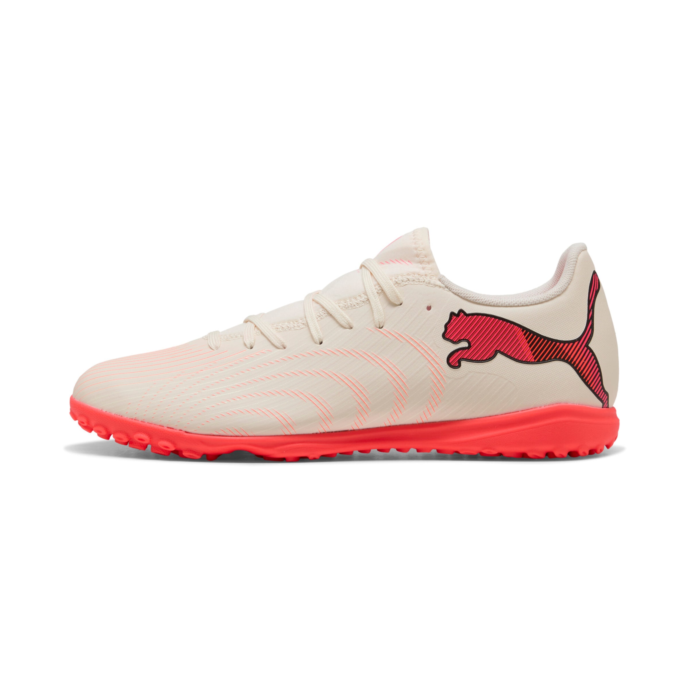 PUMA Футболни обувки 'FUTURE 9 PLAY' в бежово: отпред