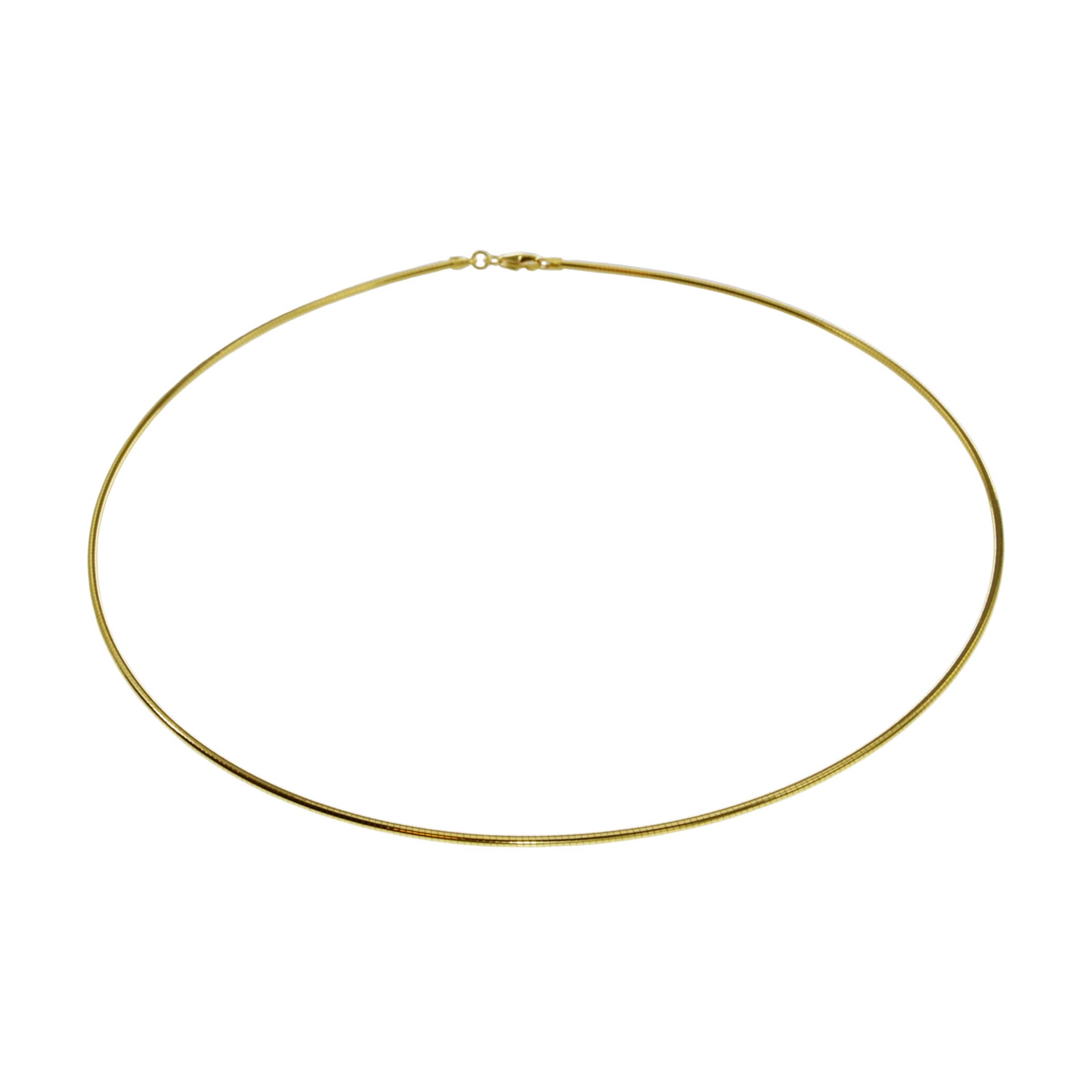 Schmuckador Necklace 'Omega' in Gold: front