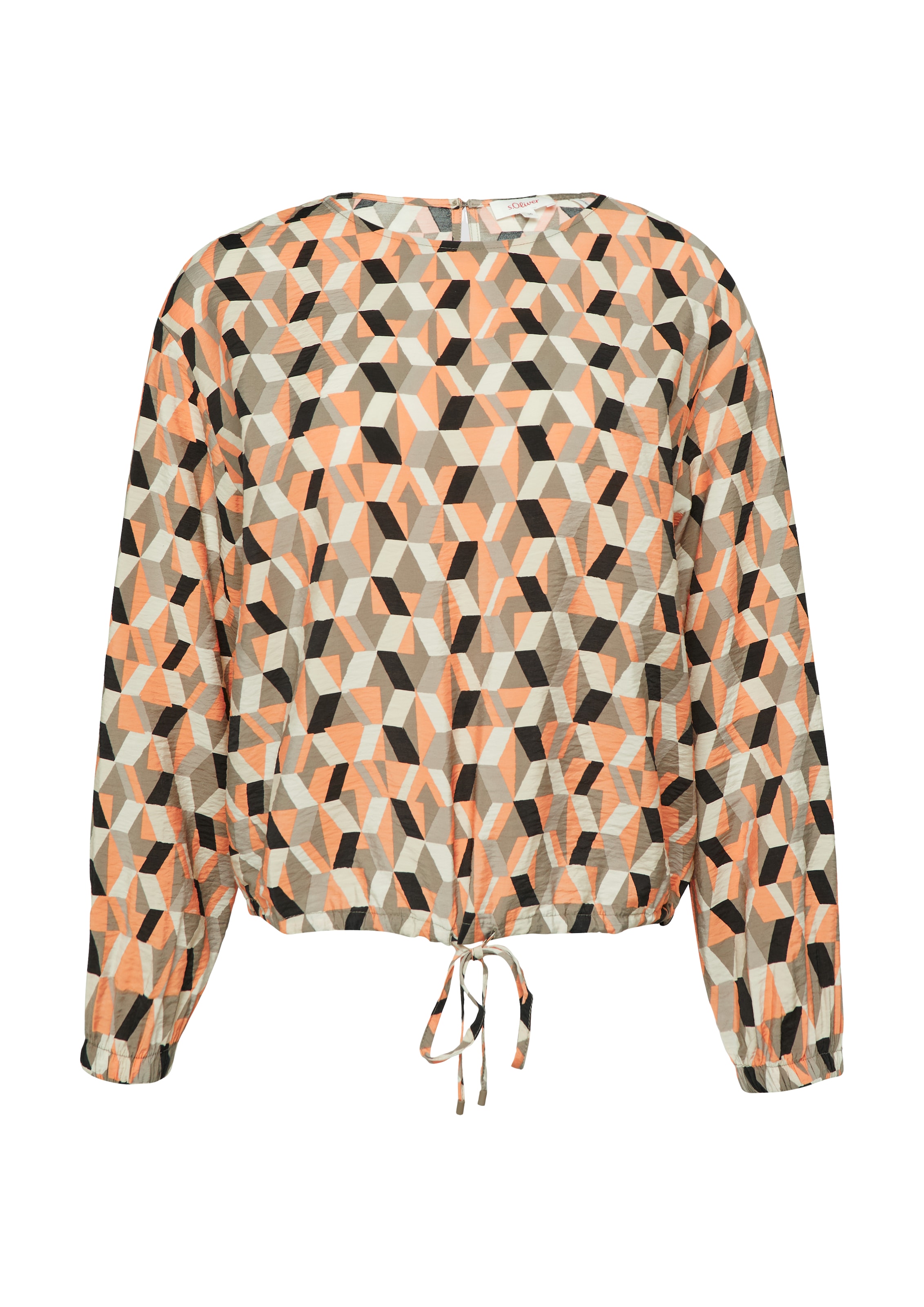 s.Oliver Blouse in Oranje: voorkant