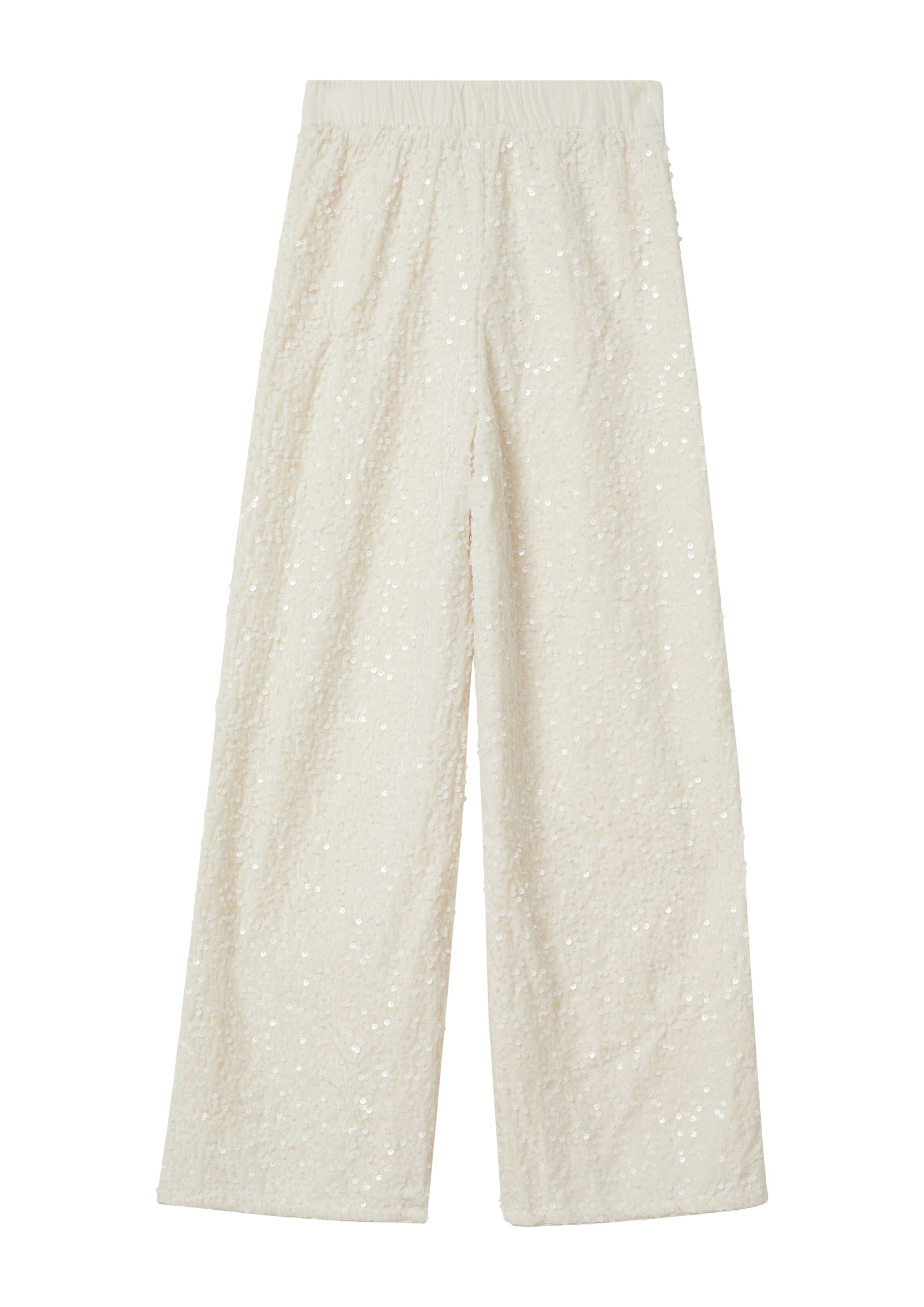 s.Oliver Wide leg Broek in Beige