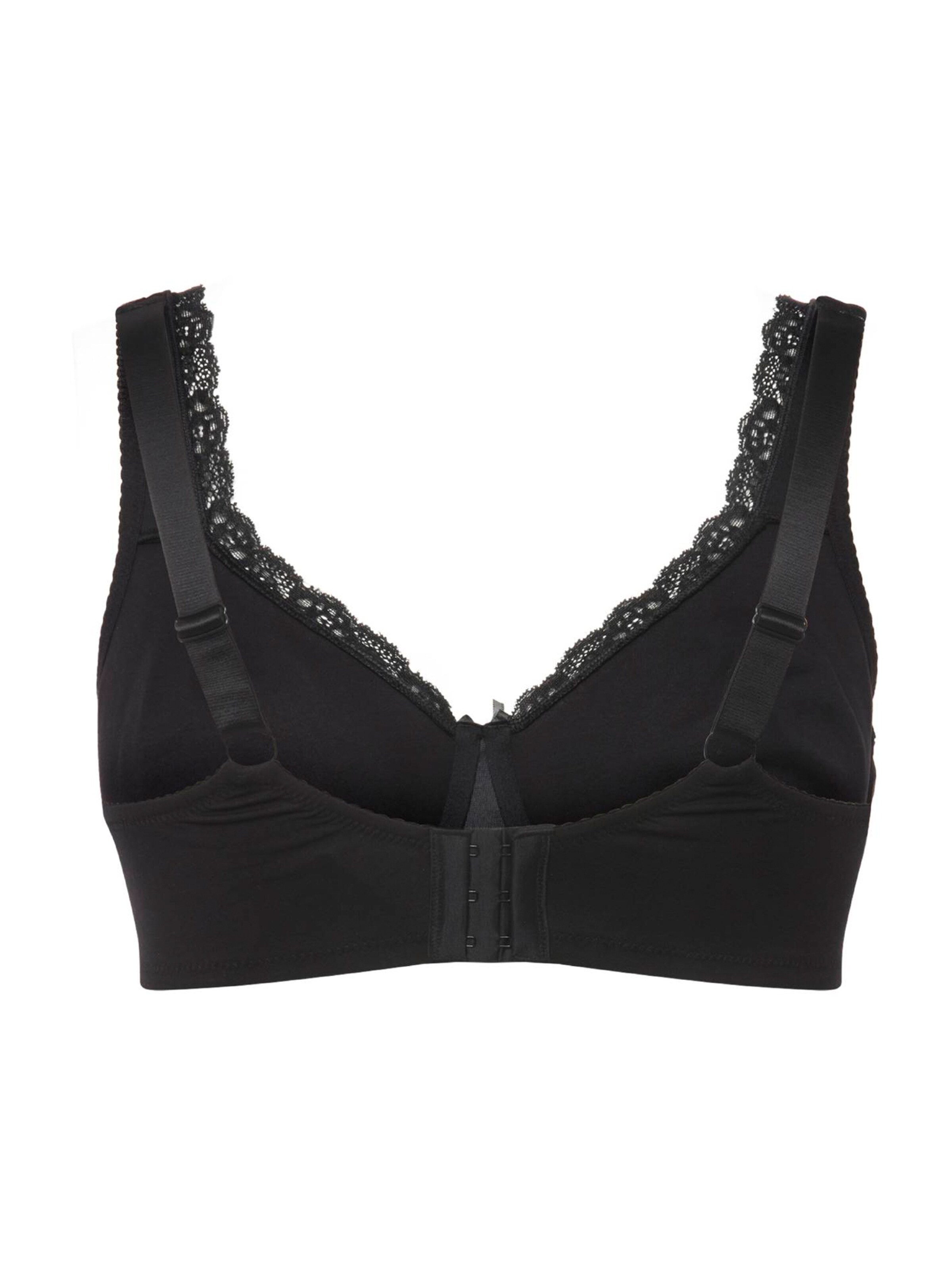 Ulla Popken Minimiser Bra in Black
