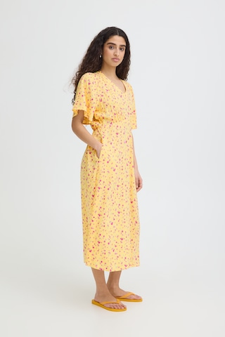 ICHI - Vestido 'ICHVera' em amarelo