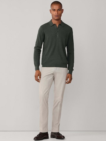 Hackett London Slim fit Pleated Pants in Beige