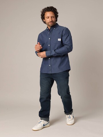 Coupe regular Chemise 'NAOKO' Deeluxe en bleu