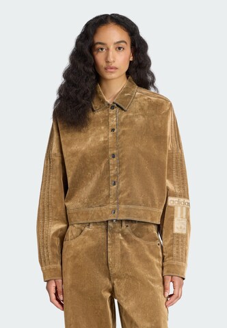 Veste mi-saison 'Adibreak' ADIDAS ORIGINALS en marron : devant