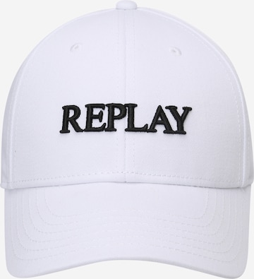 REPLAY Cap in White