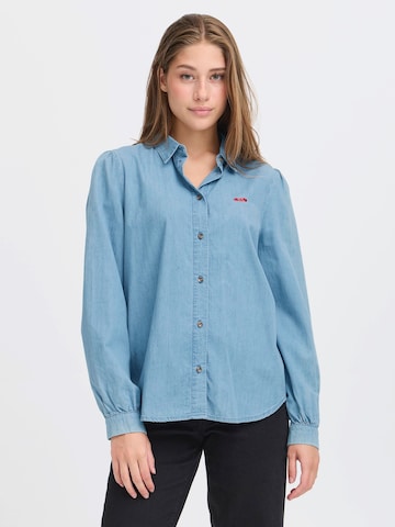 ICHI Blouse 'IHBARCY' in Blue: front